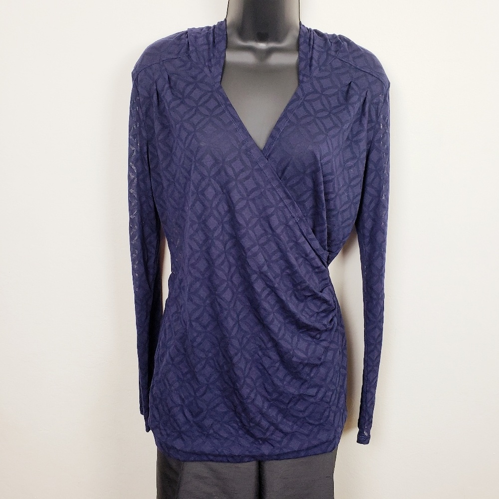 LUCY Faux Wrap Athleisure Lightweight Hoodie